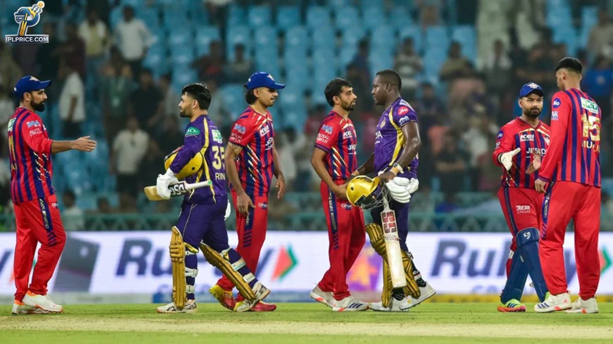 Lucknow Super Giants vs Kolkata Knight Riders Timeline, Standings & Head to Head