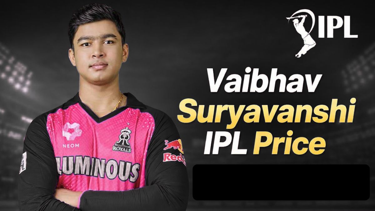 Vaibhav Suryavanshi IPL Price 2025 & 2026