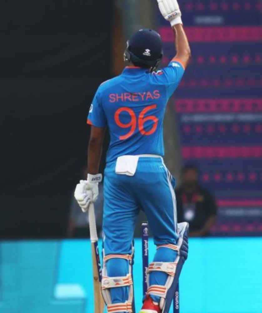 Shreyas Iyer Wear Jersey Number 96